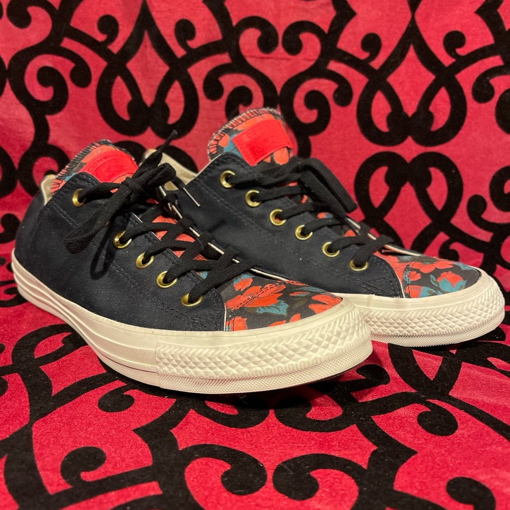 Women's shoes Converse Chuck Taylor All Star OX Black/ Cherry Red/ Egret